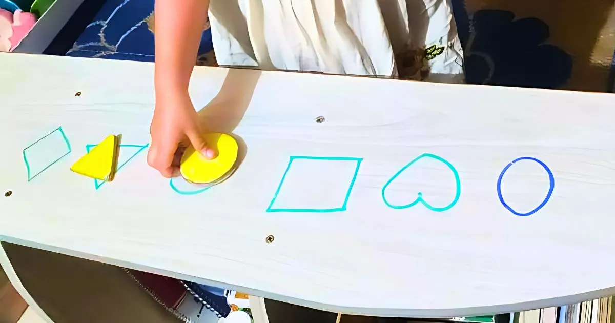shape sorting activity